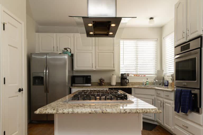 The kitchen at the Piney Creek house